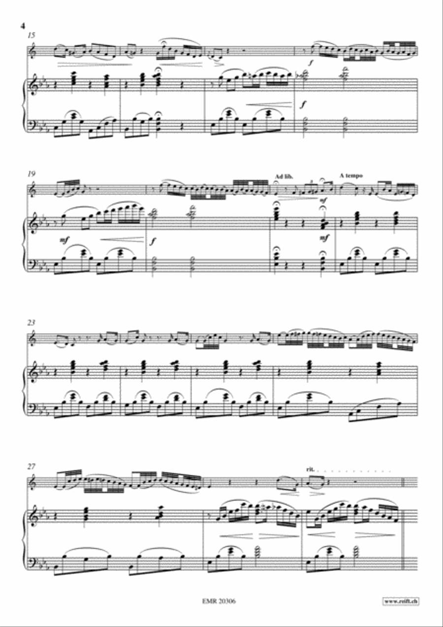 Fantaisie and Variations Horn scores gallery preview page 4