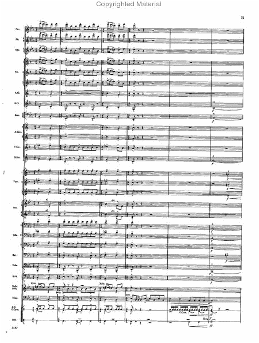 Seagate Concert Band scores gallery preview page 31