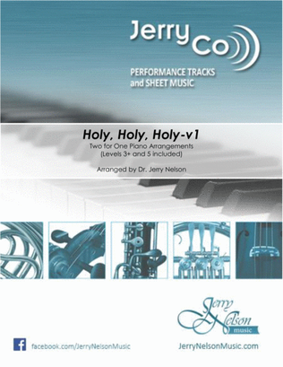 Book cover for Holy Holy Holy (2 for 1 PIANO Standalone Arr's)