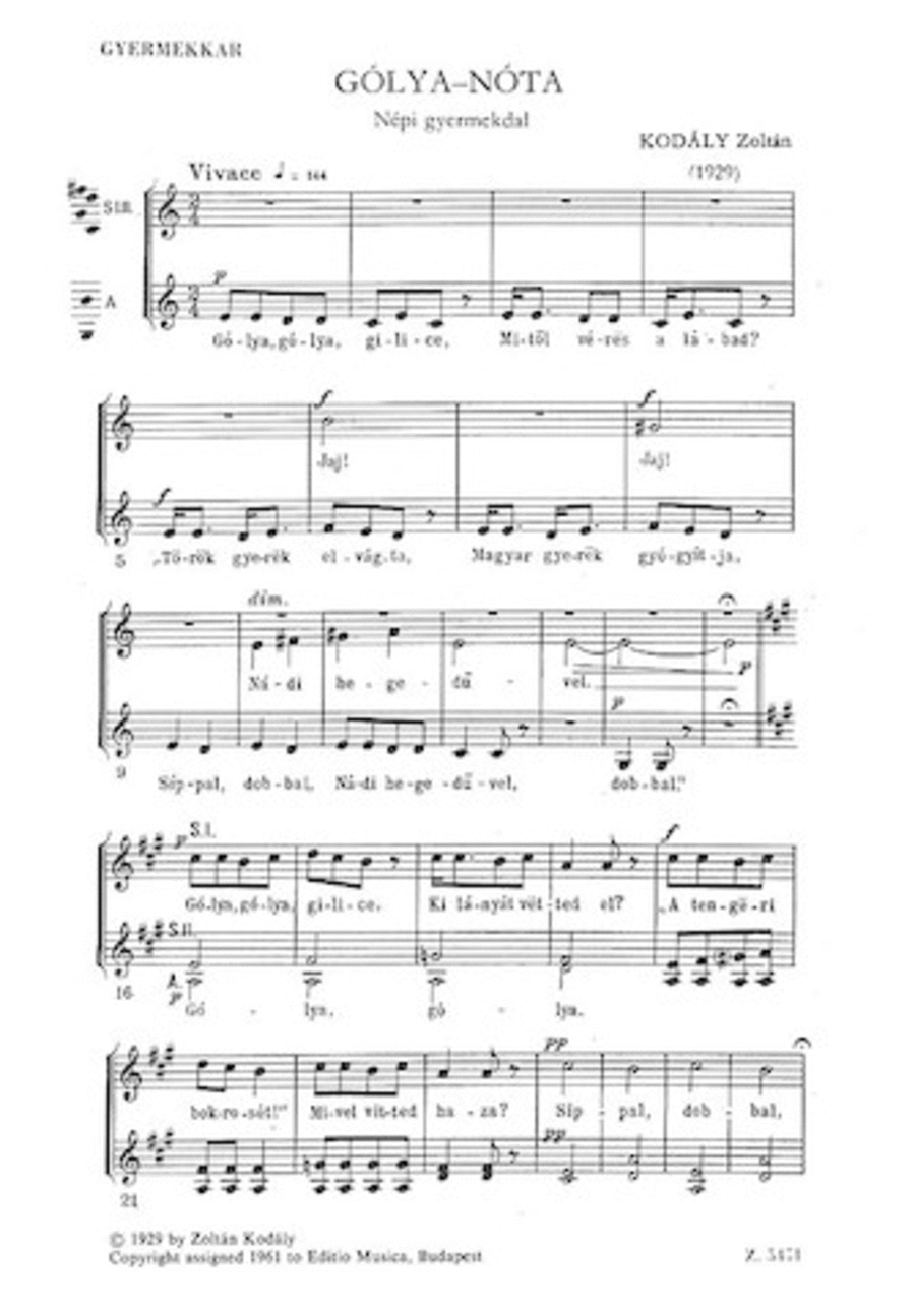 The Swallow's Wooing A Cappella scores gallery preview page 1