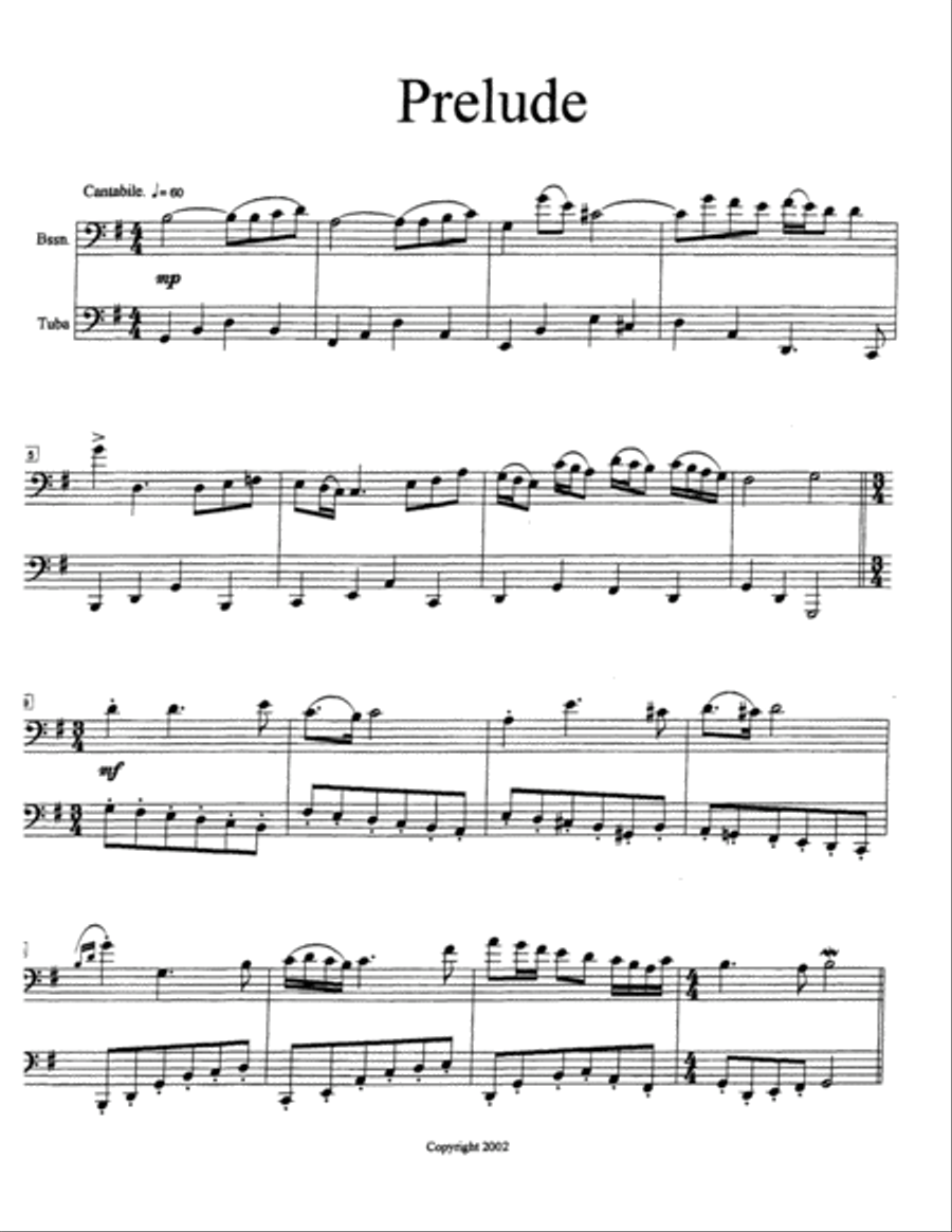 Baroque Suite Bassoon scores gallery preview page 5