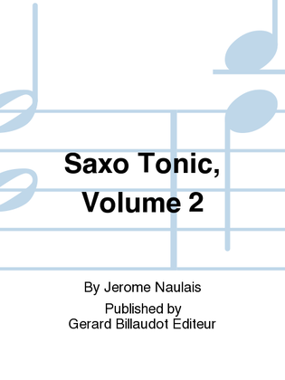 Book cover for Saxo Tonic, Volume 2