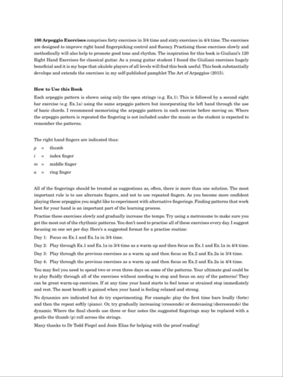 100 Arpeggio Exercises for Ukulele Ukulele scores gallery preview page 3