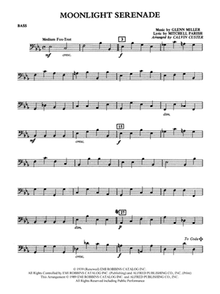 Book cover for Moonlight Serenade: String Bass