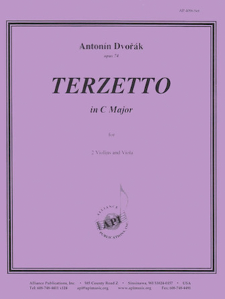 Terzetto, Op. 74 - Dvorak - 2 Vlns-vla - Set