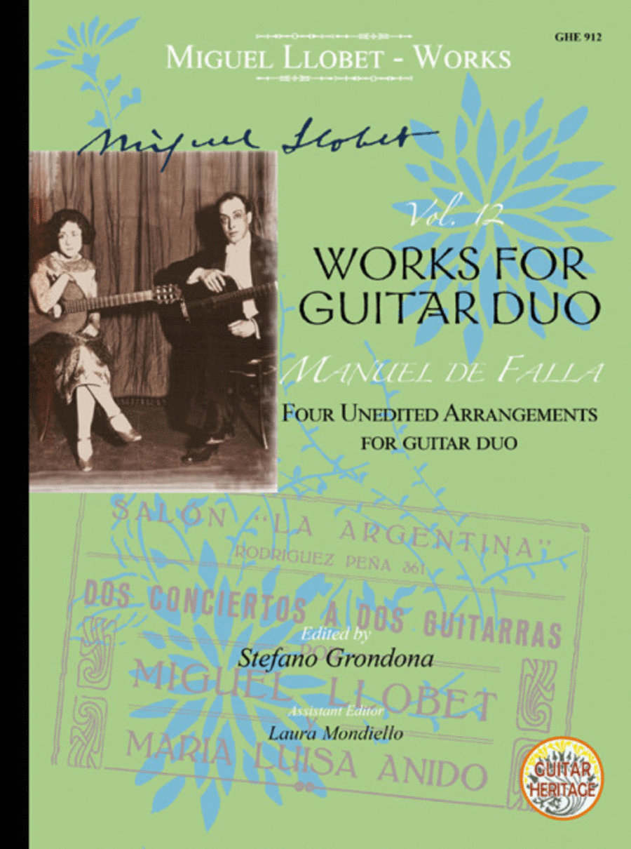 Works for Guitar Duo Vol. 12 Classical Guitar scores gallery preview page 1