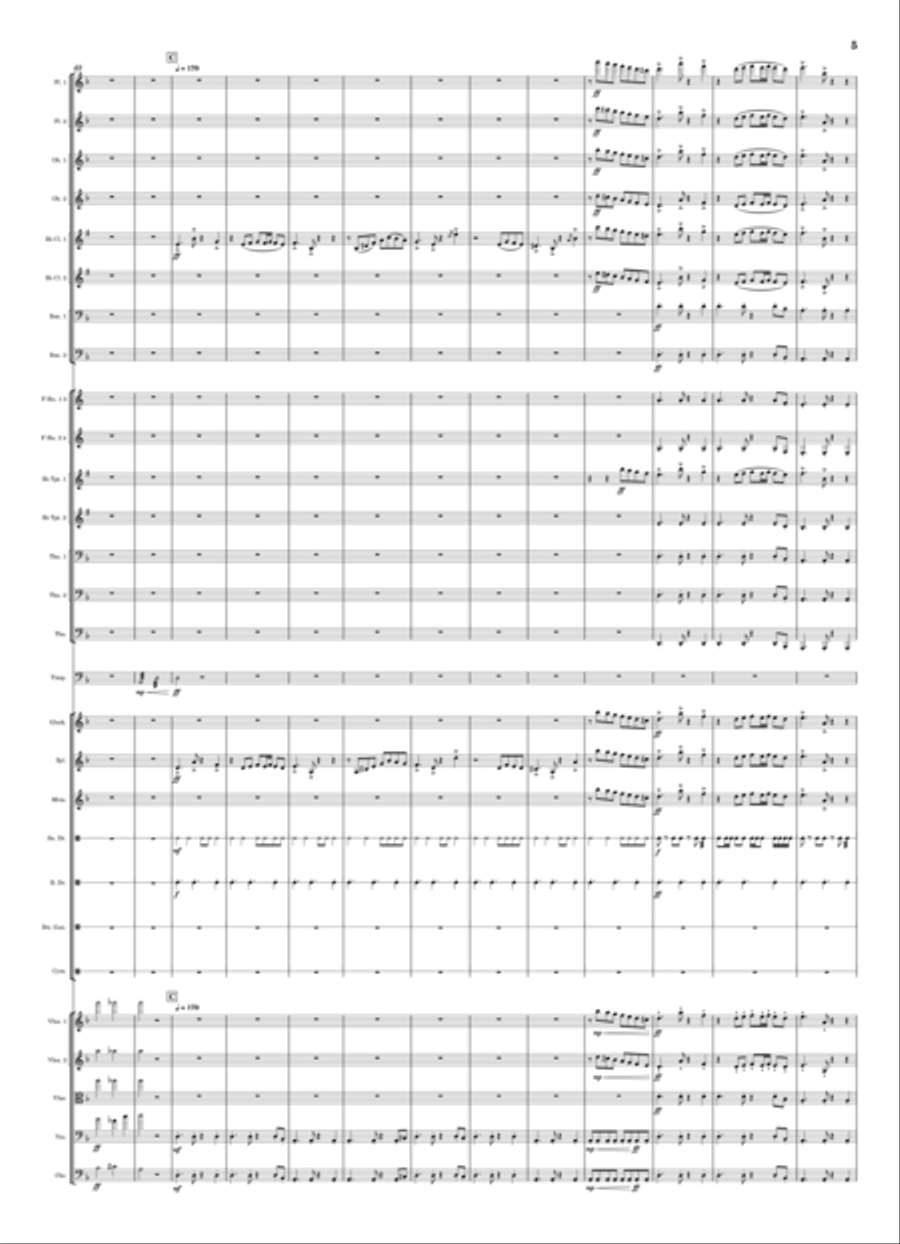 Amore Incantato - Movement 1: Primo Amore (First love) - Score Only Full Orchestra scores gallery preview page 4