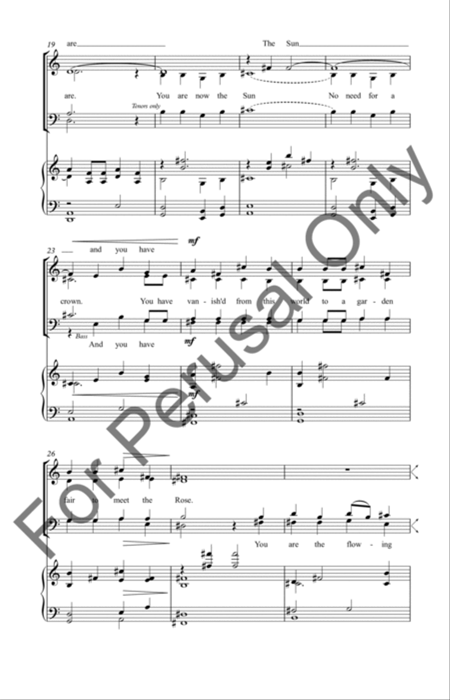 You Are The Fearless Rose 4-Part scores gallery preview page 4