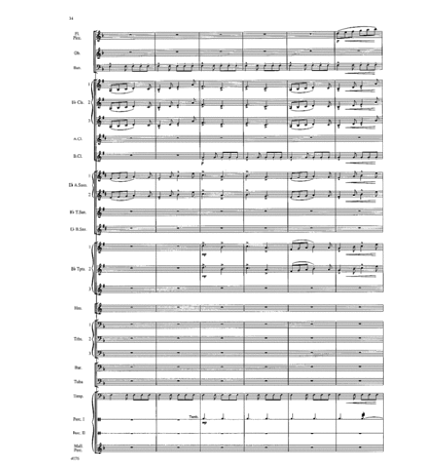 West Highlands Sojourn West Highlands Sojourn Concert Band scores gallery preview page 35