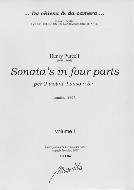 Ten Sonatas in four parts (London, 1697)