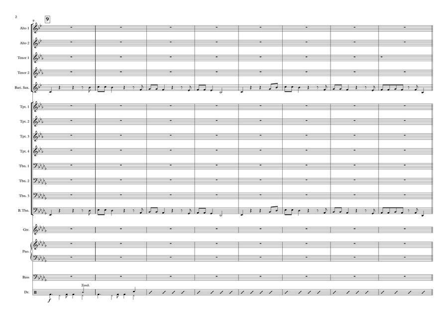 Atchafalaya Jazz Ensemble scores gallery preview page 2