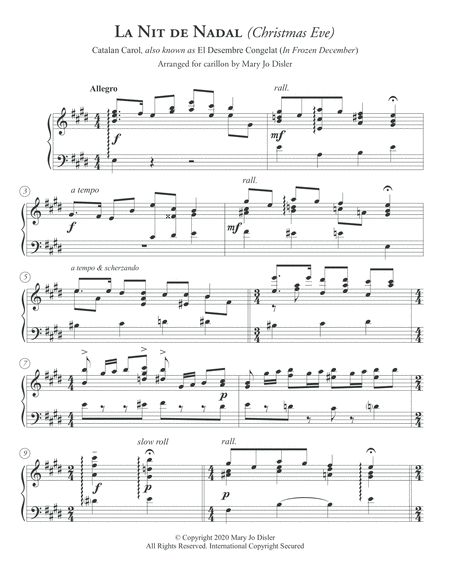 3 Christmas Pieces Carillon - Digital Sheet Music
