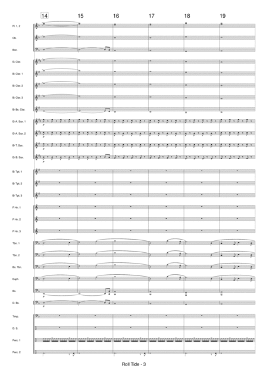 Roll Tide Concert Band scores gallery preview page 5