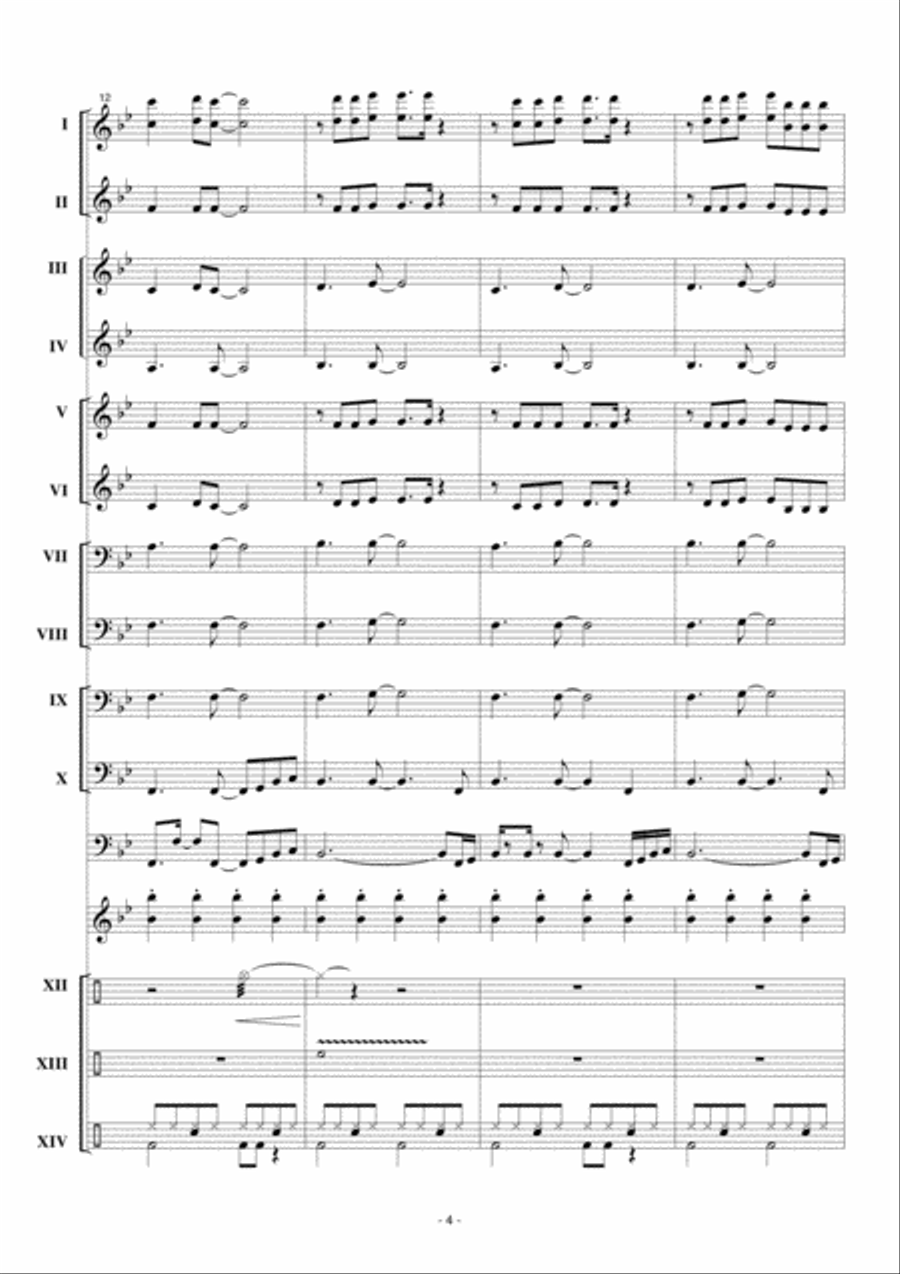 Woepsie Concert Band scores gallery preview page 5