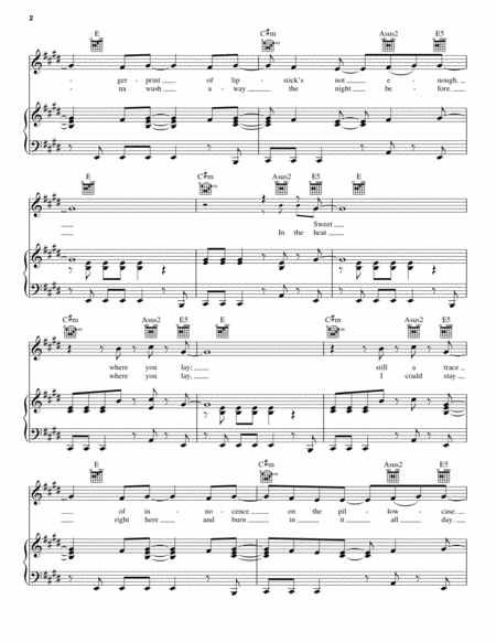 One Direction Girl Almighty Sheet Music in A Major (transposable) -  Download & Print - SKU: MN0144101