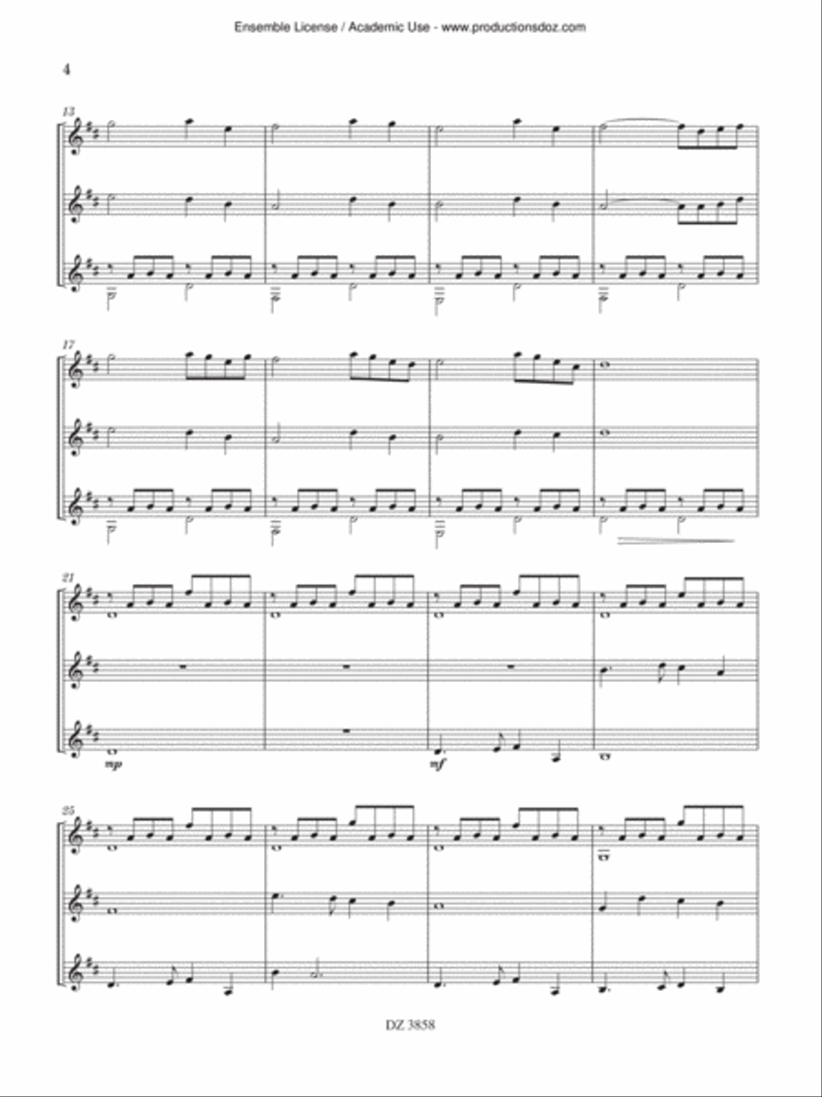 Suite Lilliputienne Suite Lilliputienne Guitar Ensemble scores gallery preview page 4