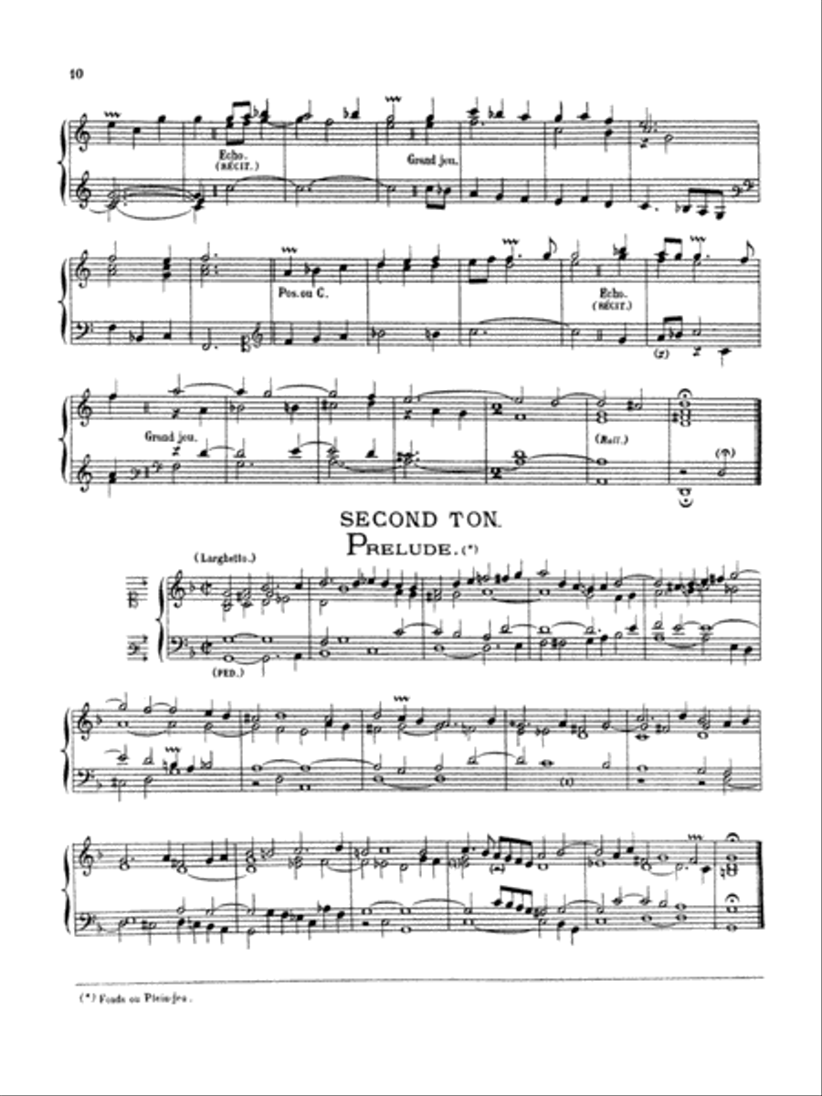 Boyvin: Organ Works, Volume I Organ scores gallery preview page 1