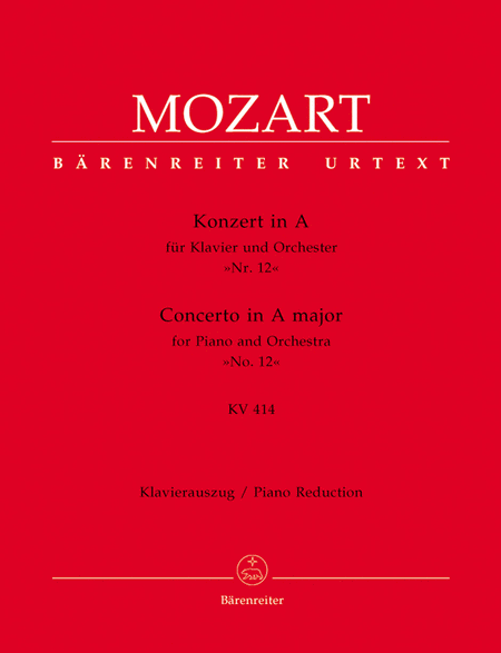Piano Concerto In A Major, K. 414