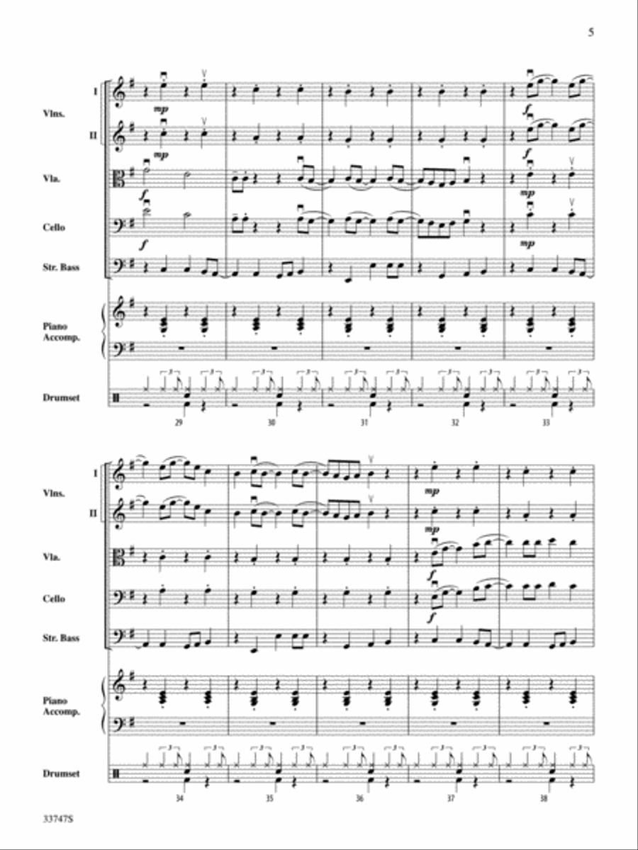 Rocksteady Reggae String Orchestra scores gallery preview page 5