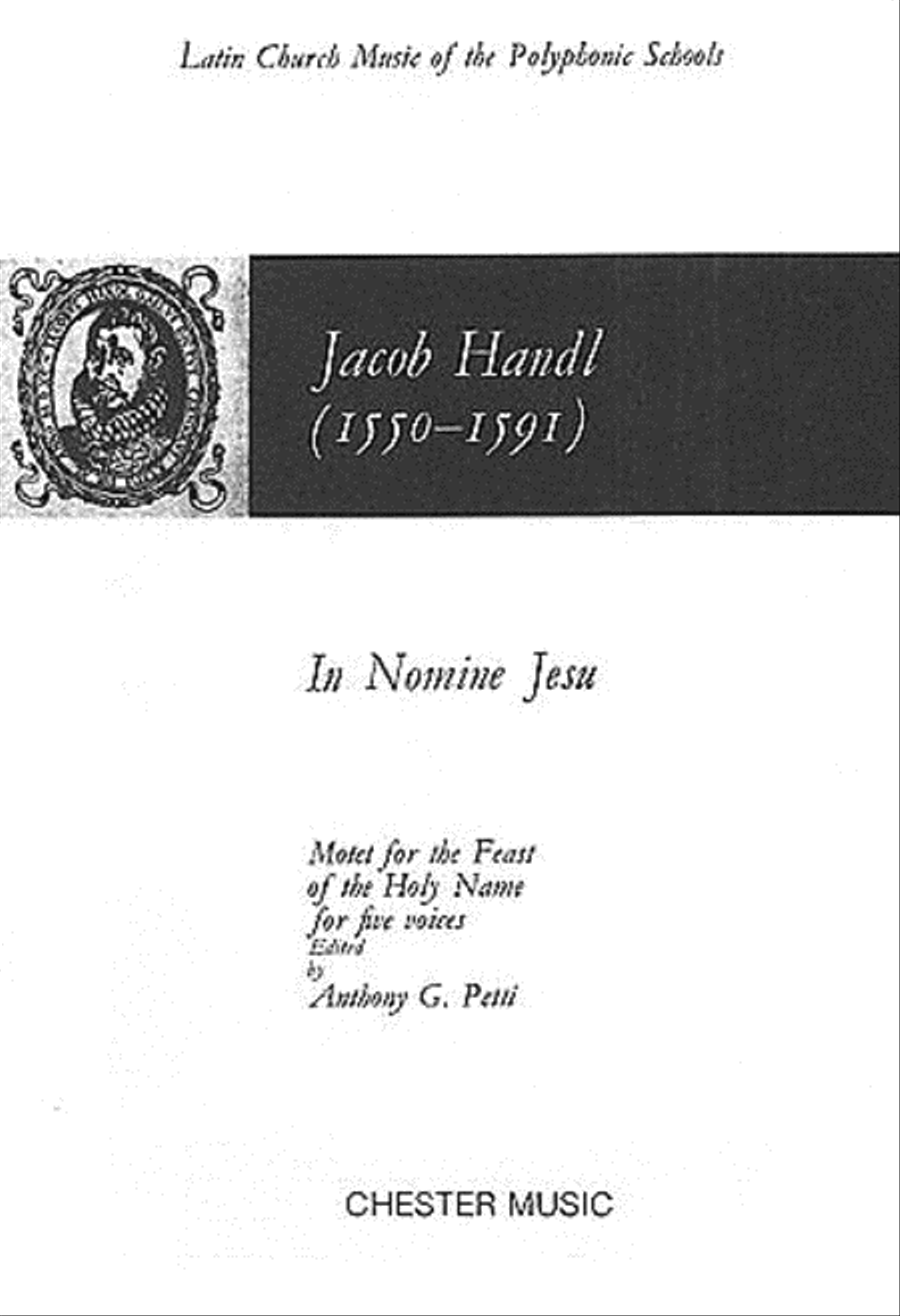 In Nomine Jesu In Nomine Jesu Choir scores gallery preview page 1