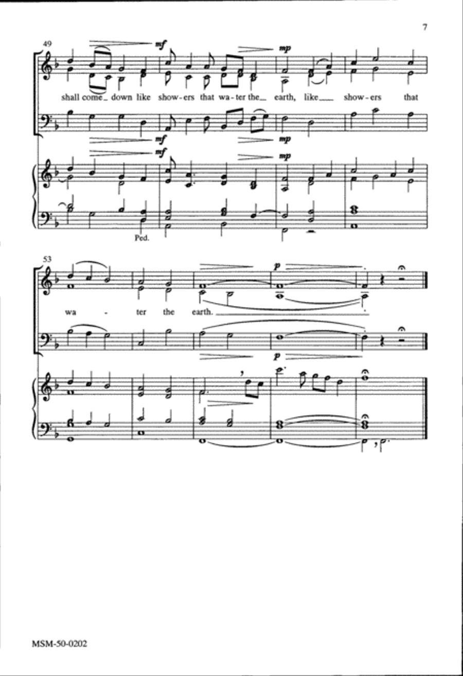 He Shall Come Down He Shall Come Down 3-Part scores gallery preview page 5