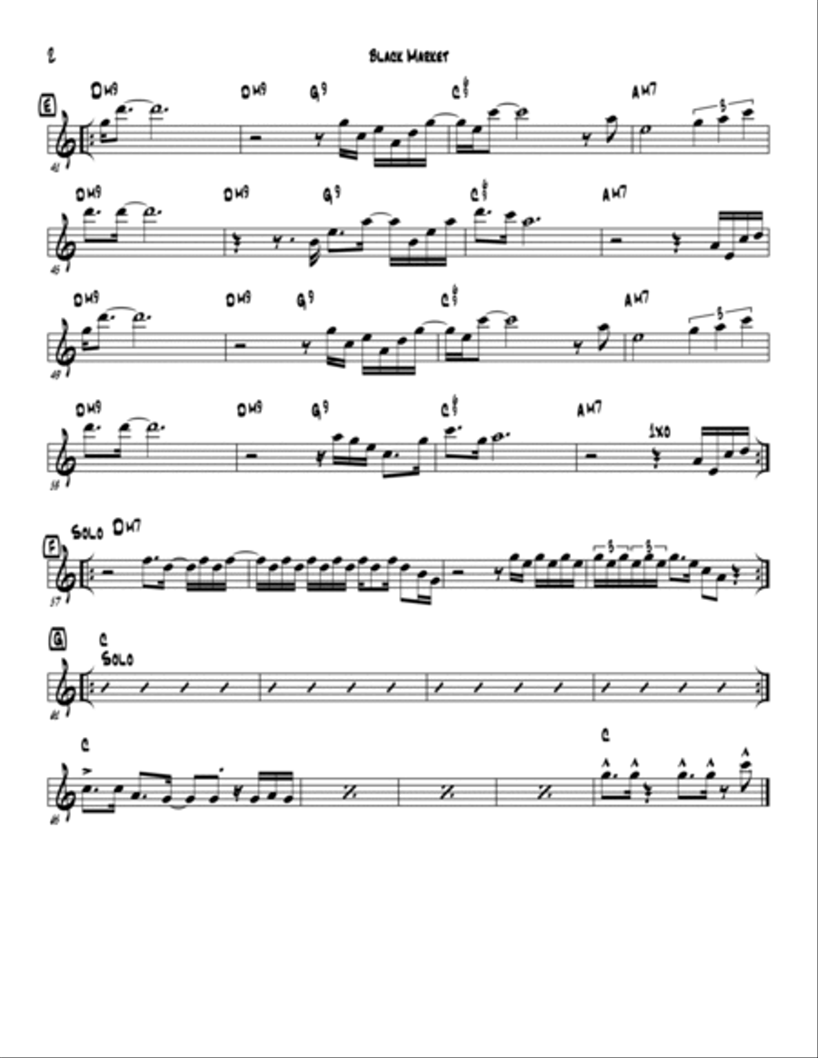 Black Market Black Market Jazz Ensemble scores gallery preview page 4