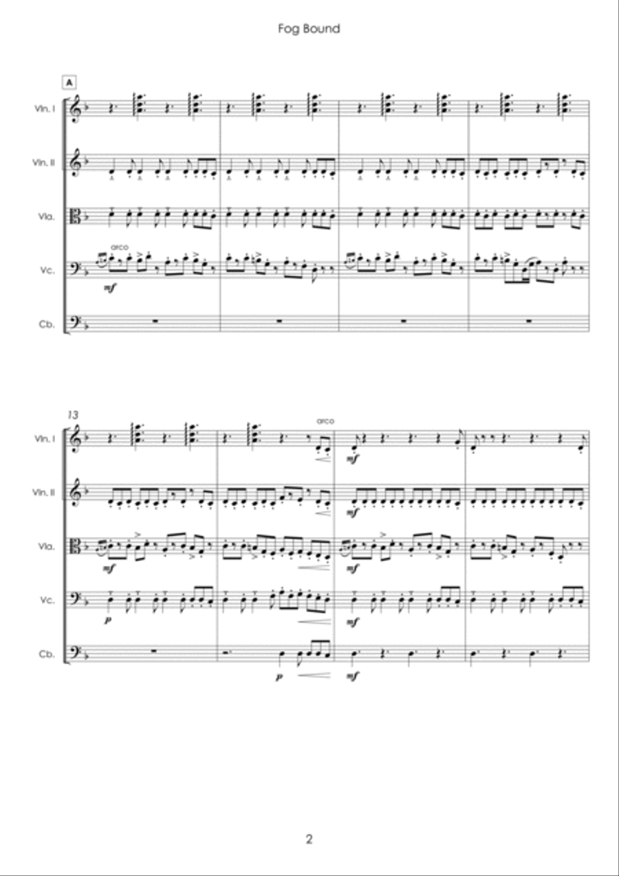 Fog Bound Cello scores gallery preview page 2
