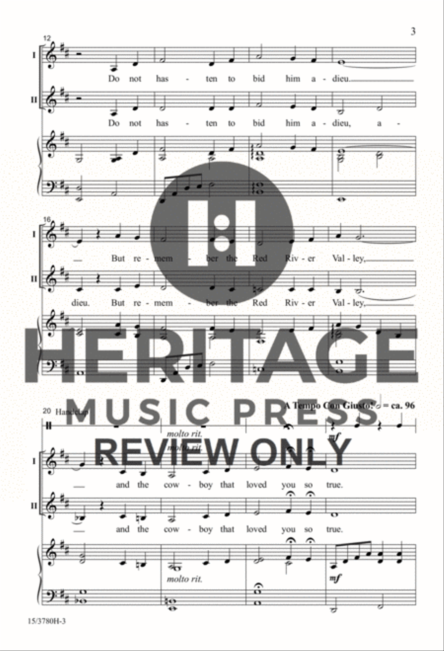 Folk Songs from the American West 2-Part scores gallery preview page 3