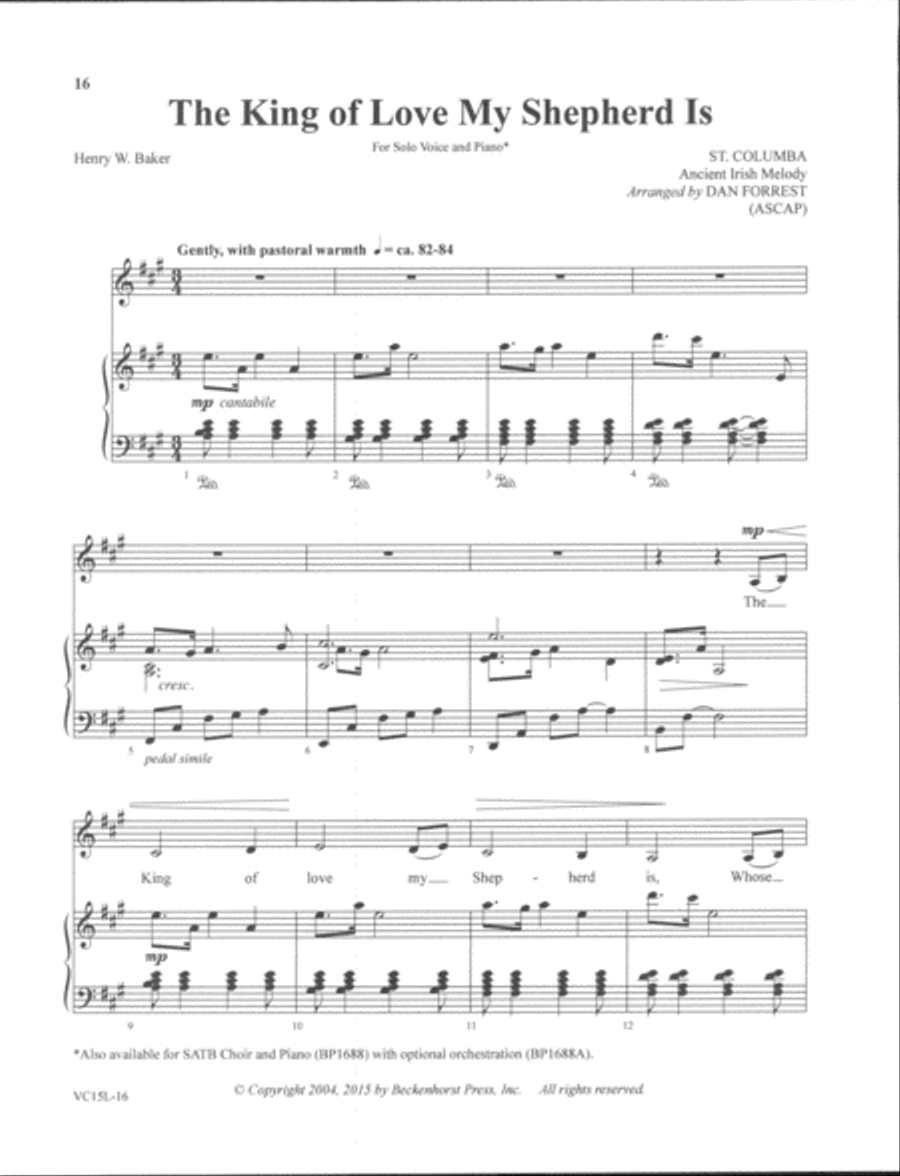 Sacred Solos of Dan Forrest - low voice Low Voice scores gallery preview page 6