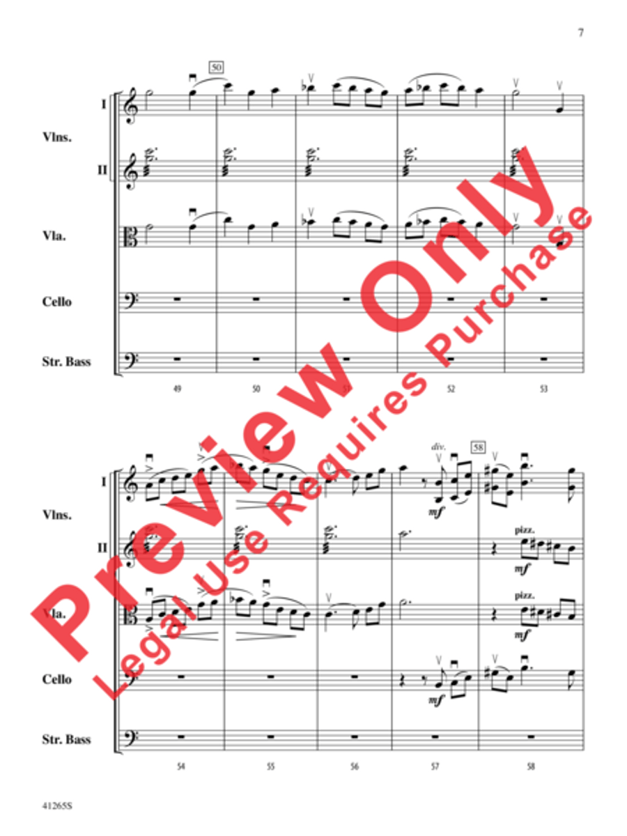 Country Song Country Song String Orchestra scores gallery preview page 8