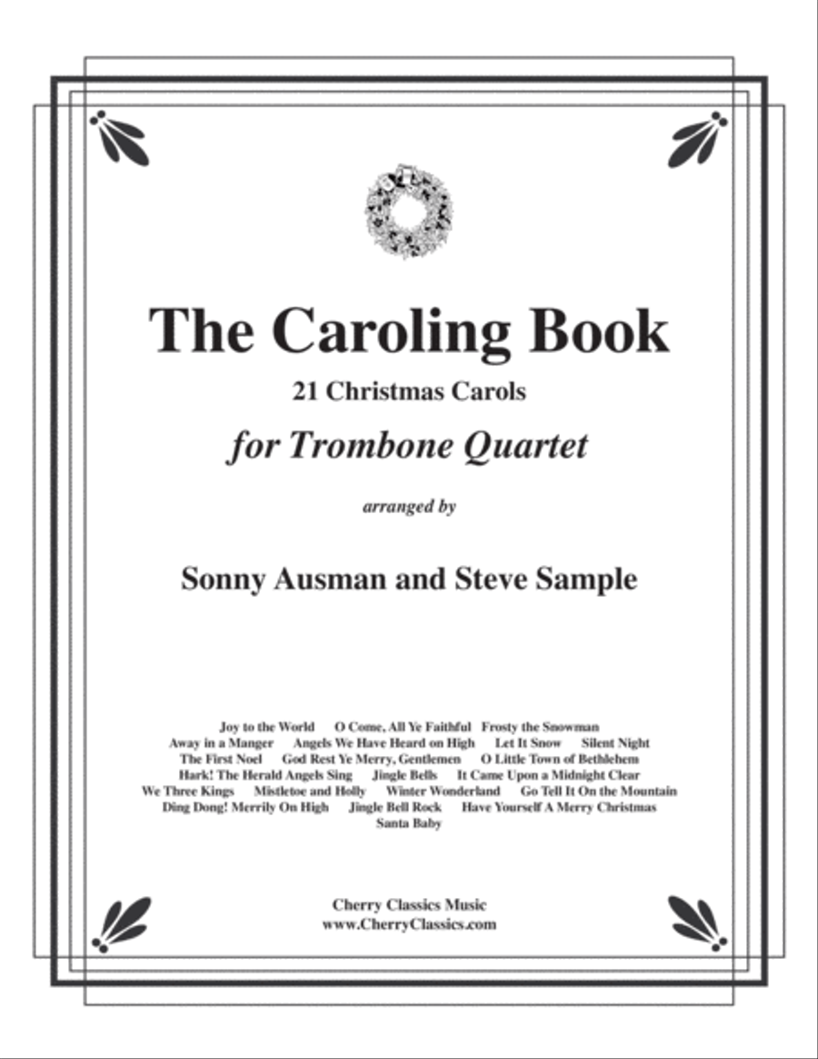 The Caroling Book for Trombone Quartet Trombone Quartet scores gallery preview page 2