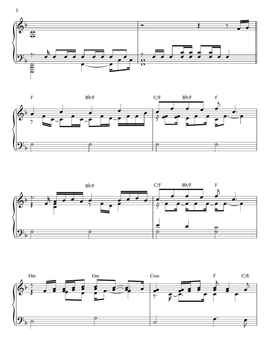 I Believe Piano Solo scores gallery preview page 2