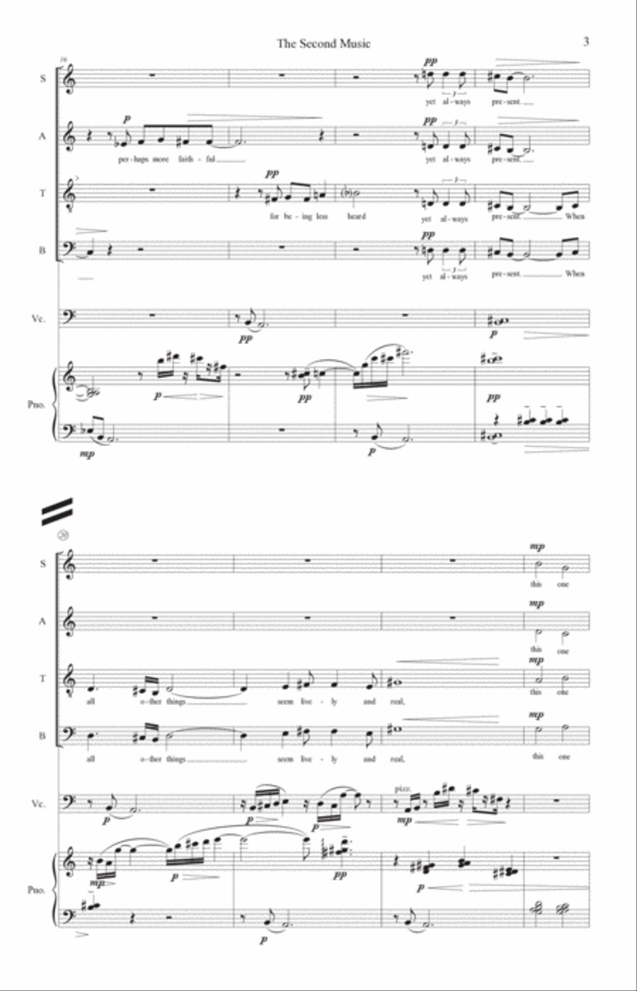 The Second Music 4-Part scores gallery preview page 4