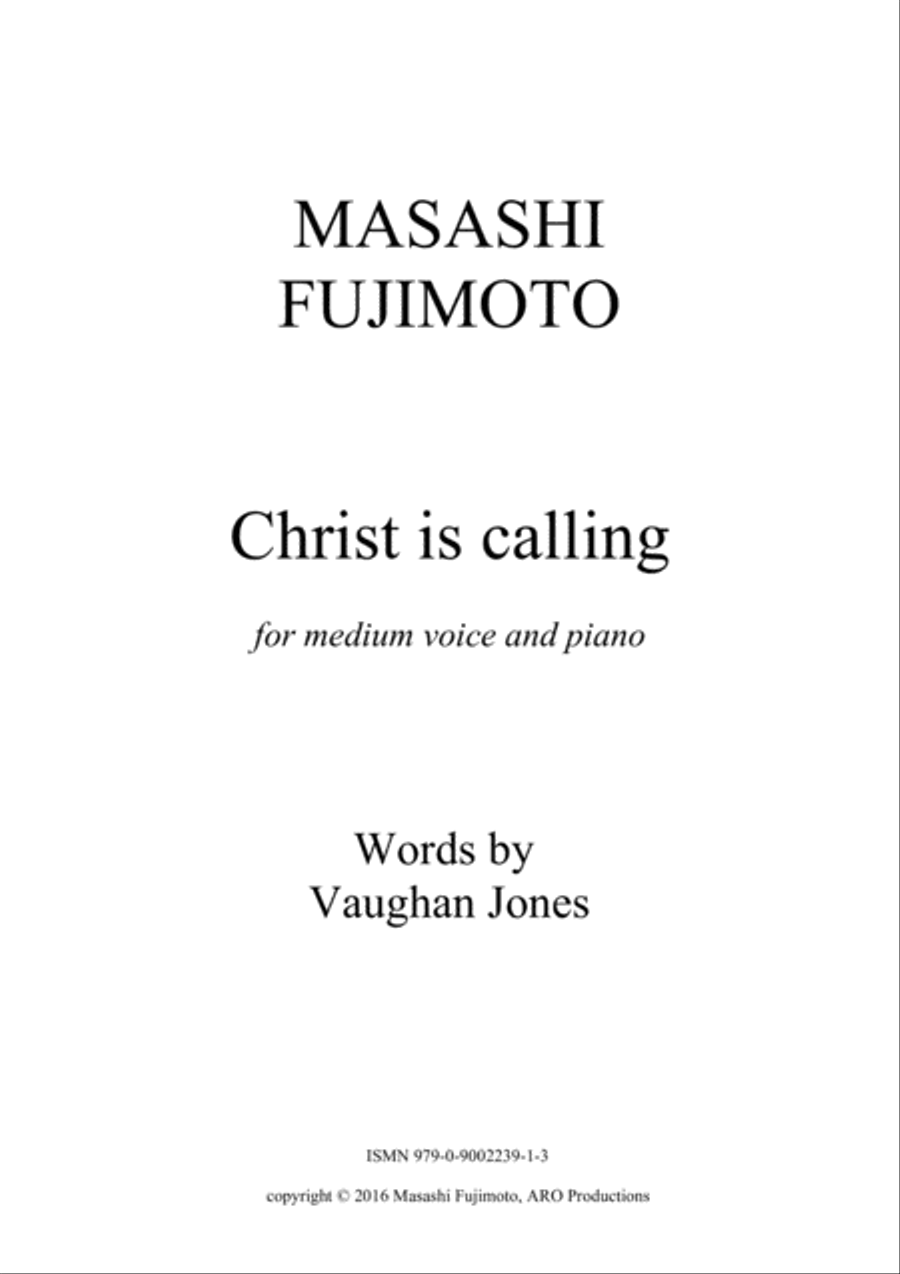 Christ is calling Voice scores gallery preview page 1