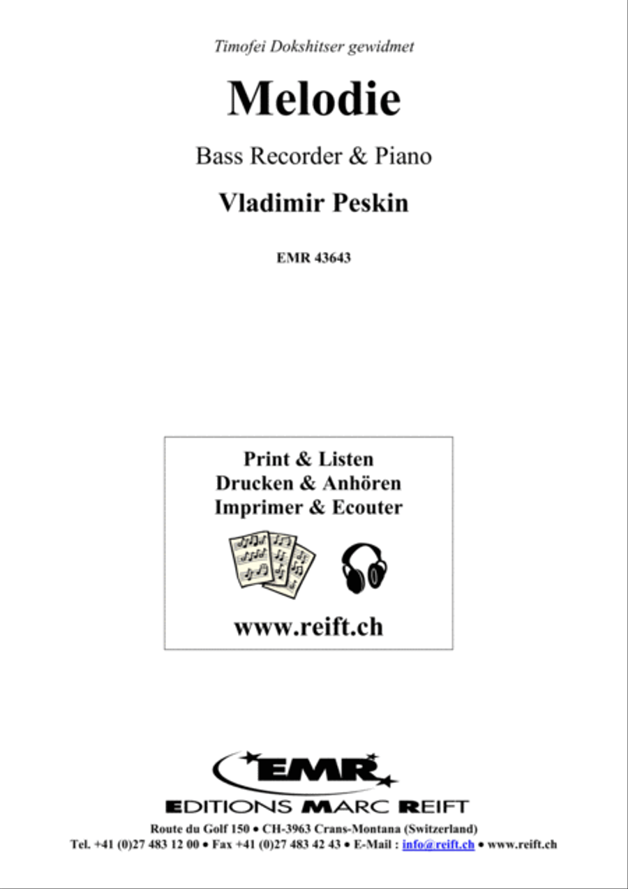 Melodie Melodie Bass Recorder scores gallery preview page 2