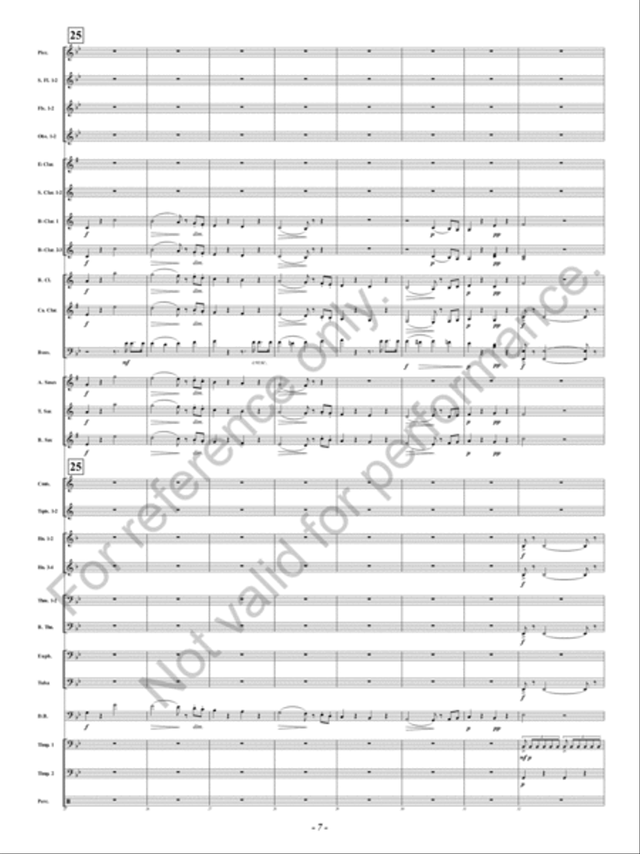 Symphony Fantastique Concert Band scores gallery preview page 8