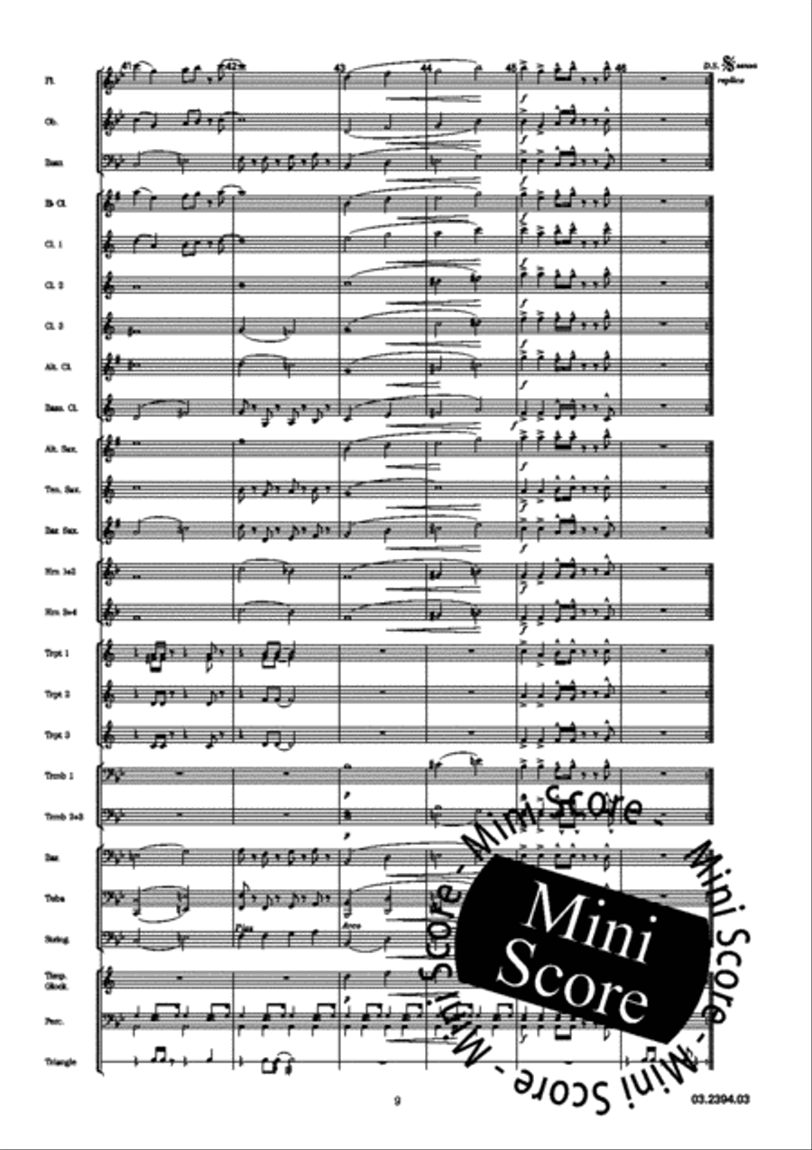 High Tea Concert Band scores gallery preview page 13