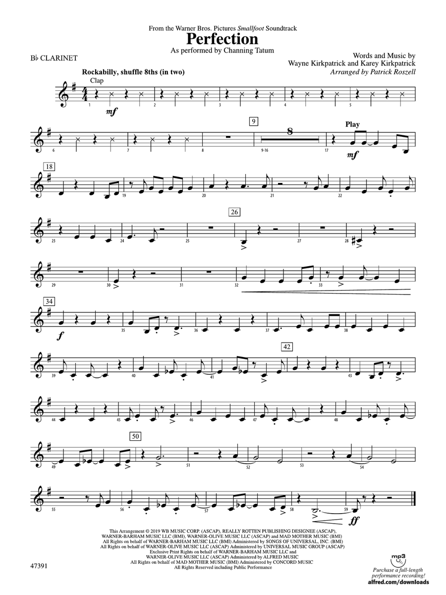 Perfection: 1st B-flat Clarinet