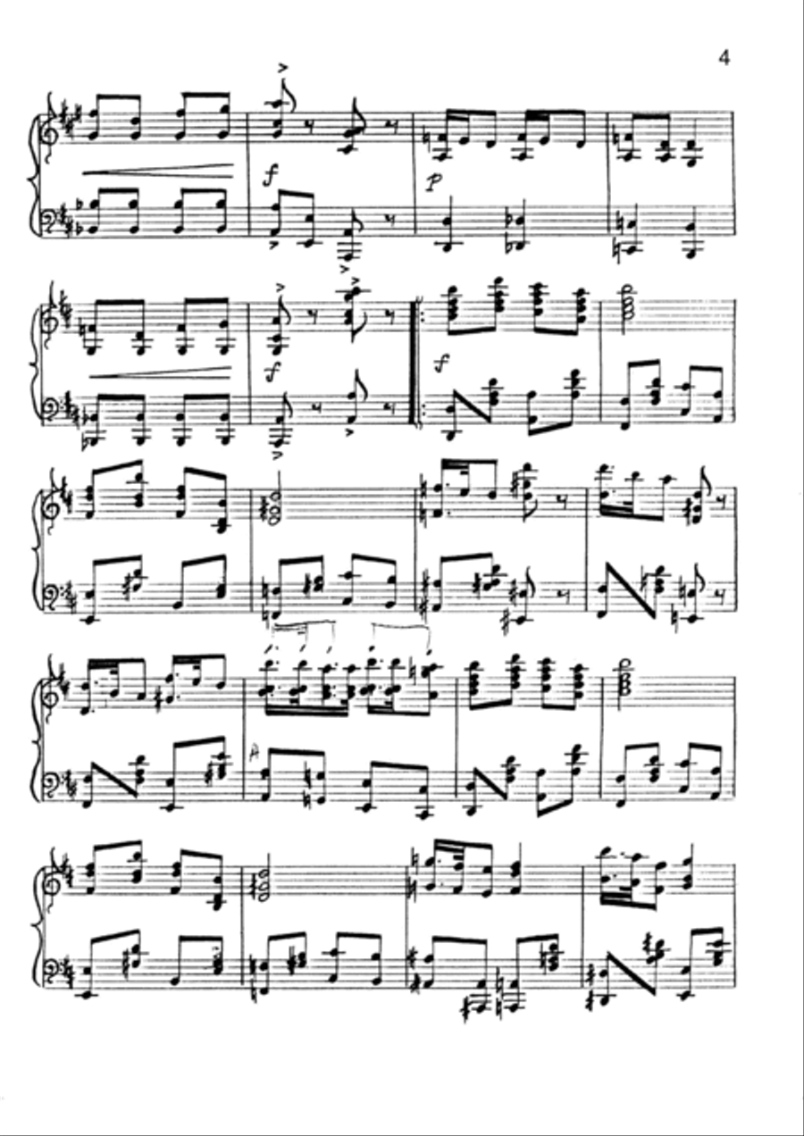 Yard Sale Rag Piano Solo scores gallery preview page 4