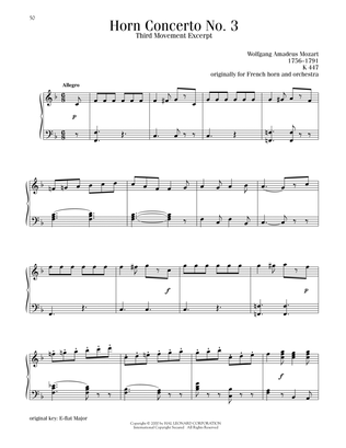 Horn Concerto No. 3, Third Movement Excerpt