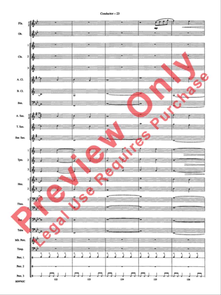 By Loch and Mountain Concert Band scores gallery preview page 26