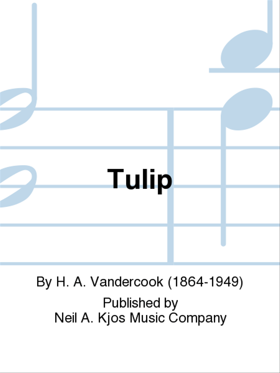 Tulip Tulip Piano Accompaniment scores gallery preview page 1