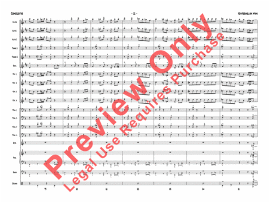 Watermelon Man Jazz Ensemble scores gallery preview page 14