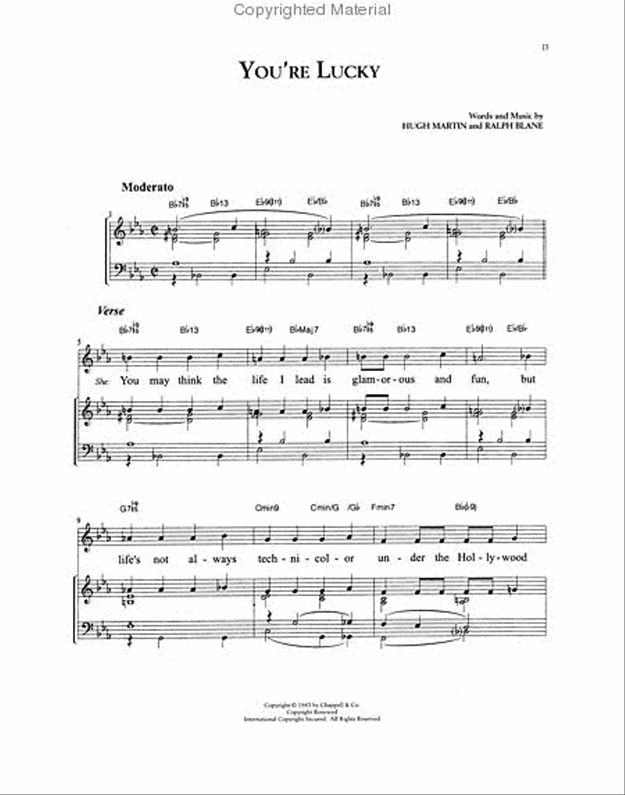 The Songs of Hugh Martin The Songs of Hugh Martin Piano, Vocal, Guitar scores gallery preview page 3