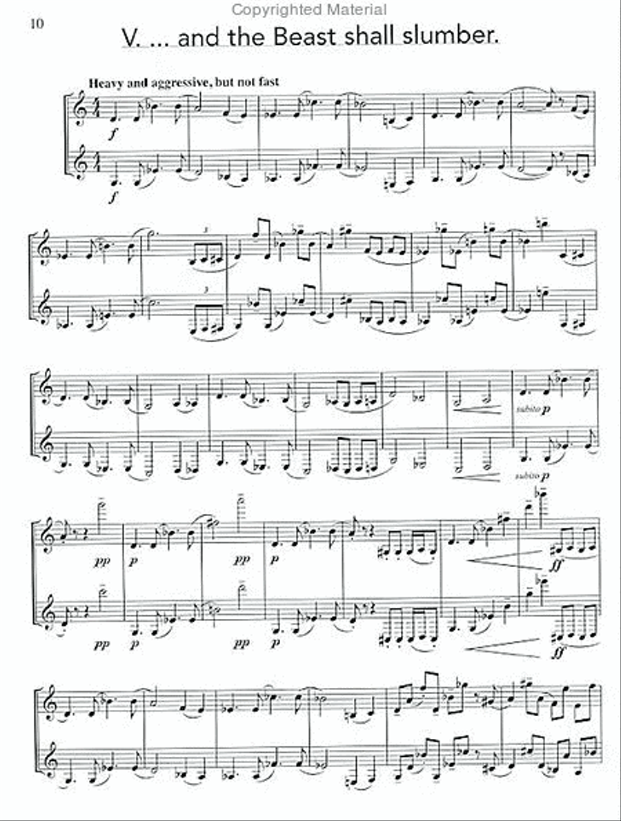 ...and the Beast... Clarinet Duet scores gallery preview page 3