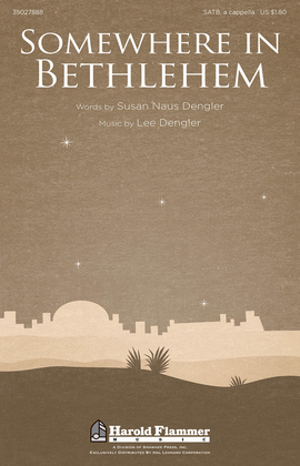 Book cover for Somewhere in Bethlehem