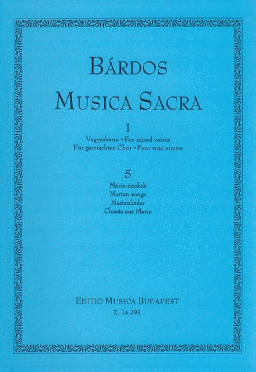 Musica Sacra for mixed voices