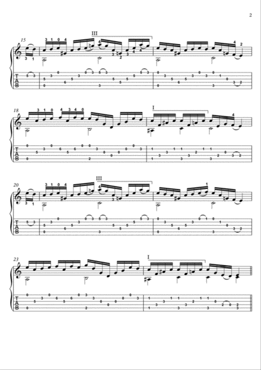 Let It Be Classical Guitar scores gallery preview page 2
