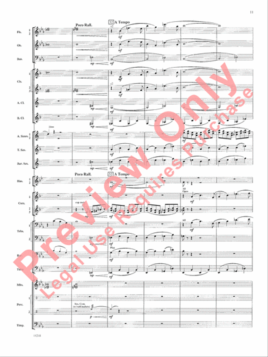 Scenes of Wonder Concert Band scores gallery preview page 12