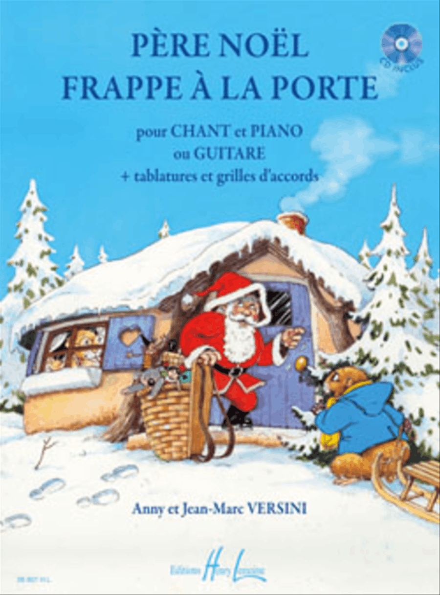 Pere Noel frappe a la porte Piano, Vocal, Guitar scores gallery preview page 1